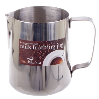 Casabarista Stainless Steel Milk Frothing Jug 900ml