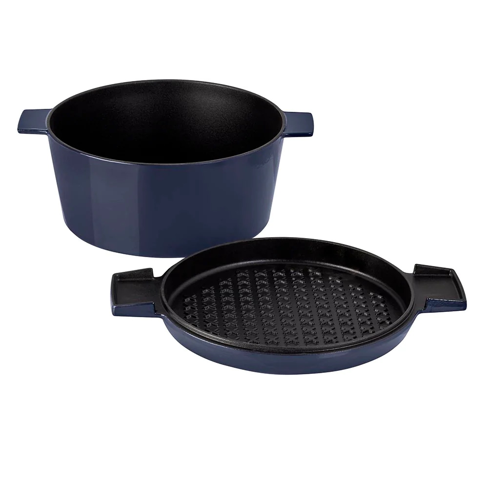 Stanley Rogers Cast Iron French Oven Midnight Blue 28cm / 6.5L-4