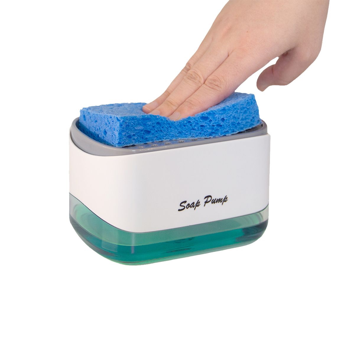 Grand Fusion Soap Dispensing Sponge Holder-3