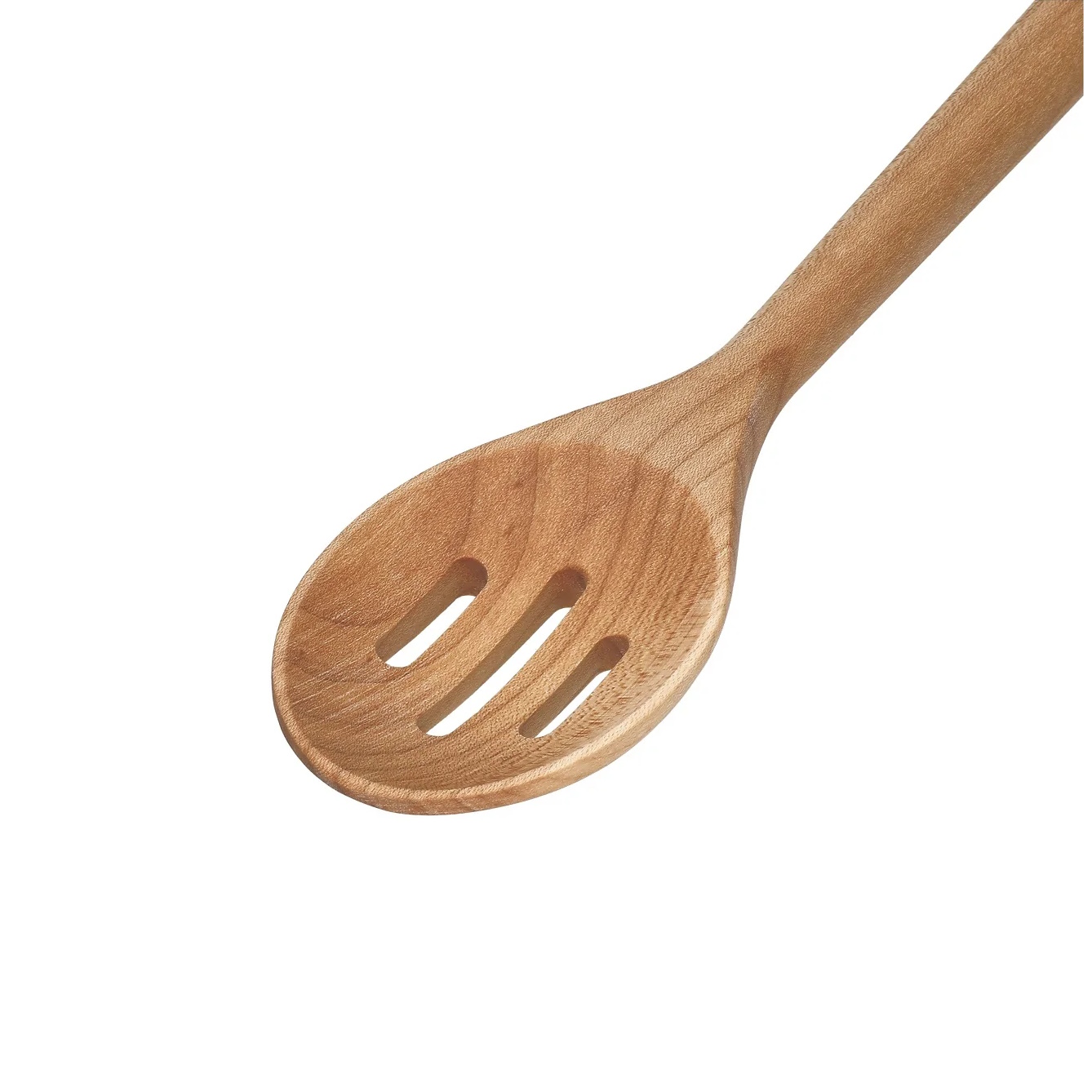 KitchenAid Maple Wood Slotted Spoon