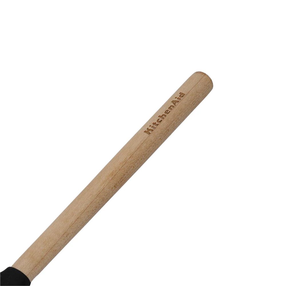 KitchenAid Maple Wood Scraper Spatula Silicone-3