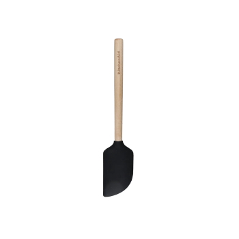 KitchenAid Maple Wood Scraper Spatula Silicone