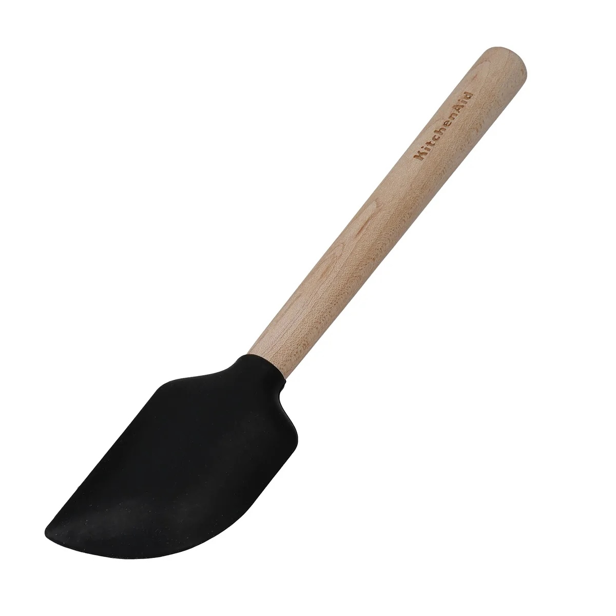 KitchenAid Maple Wood Mini Scraper Spatula-2