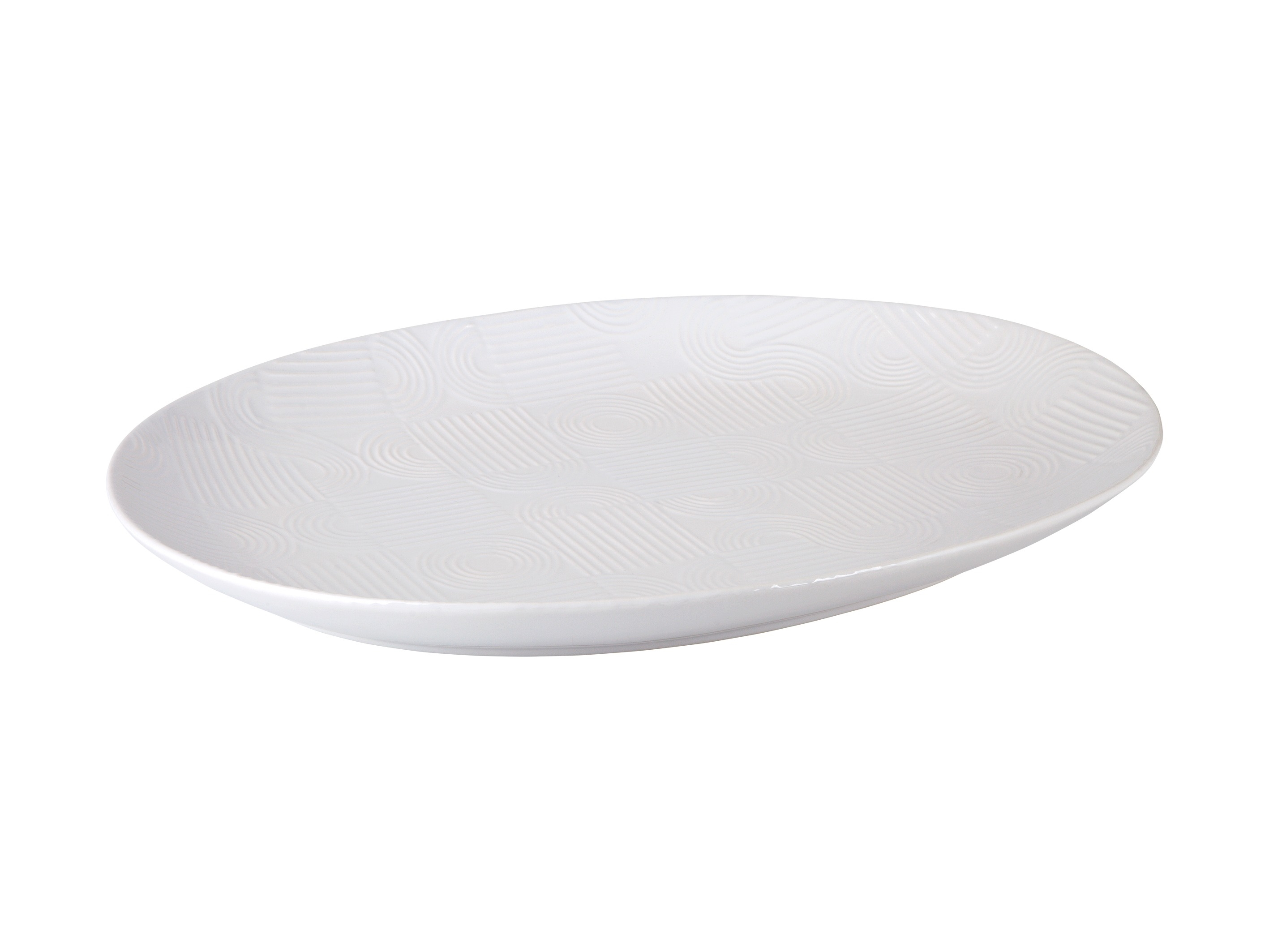 Maxwell & Williams Arc Oval Platter 41x30cm White Gift Boxed