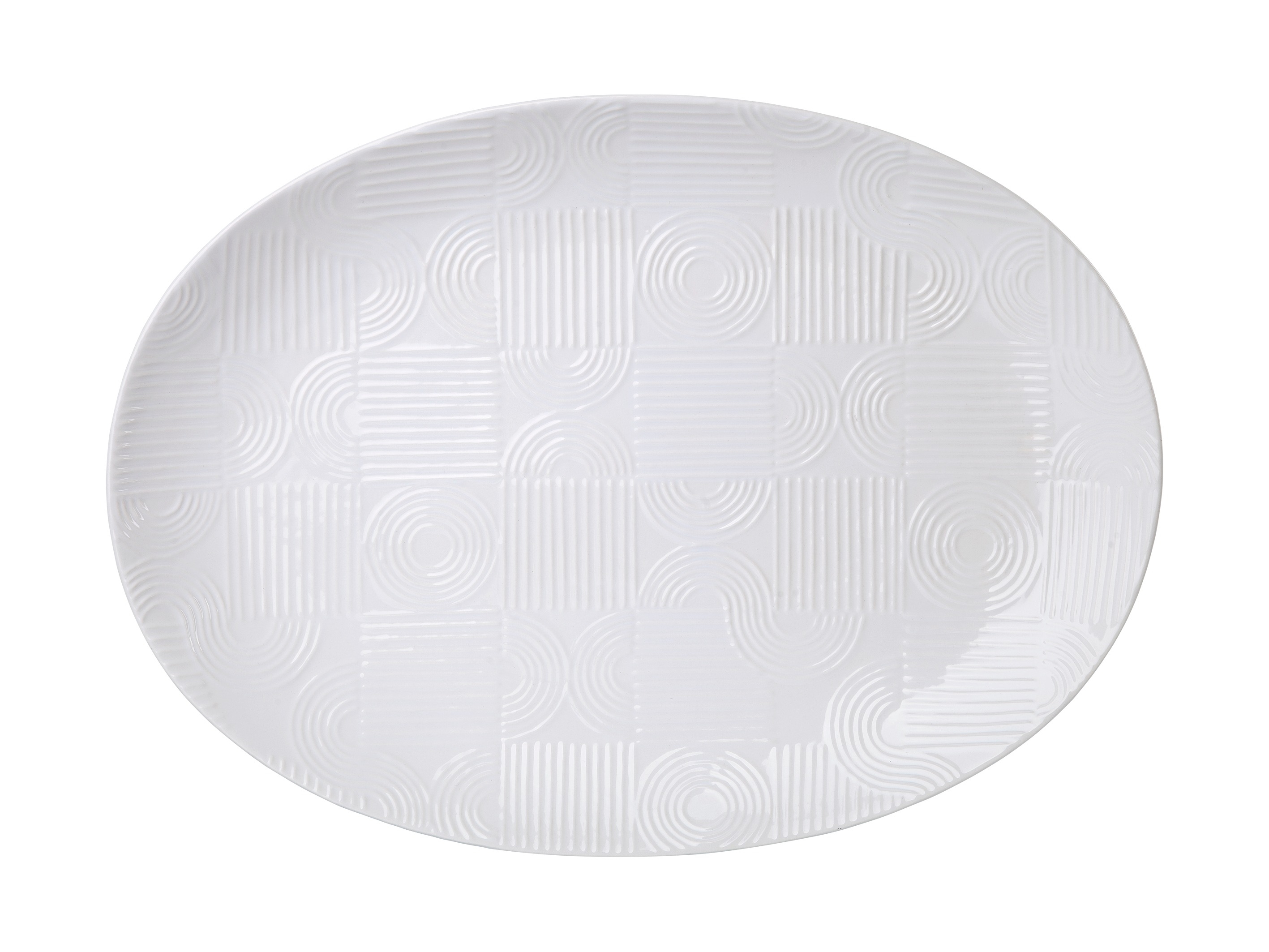Maxwell & Williams Arc Oval Platter 41x30cm White Gift Boxed-3