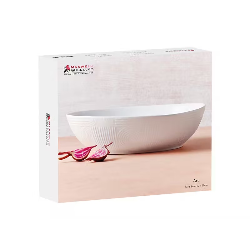 Maxwell & Williams Oval Serving Bowl 32x27cm White Gift Boxed-2