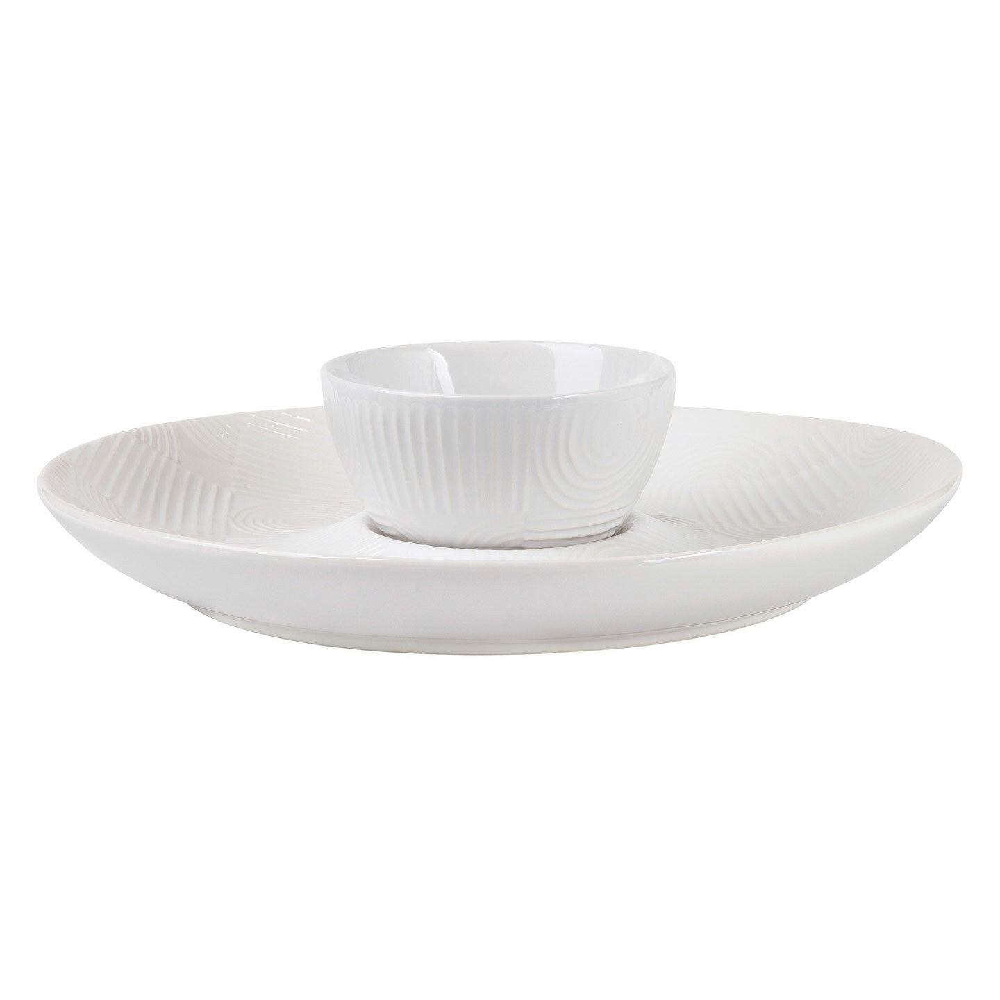 Maxwell & Williams Arc Chip & Dip 30cm White Gift Boxed-1