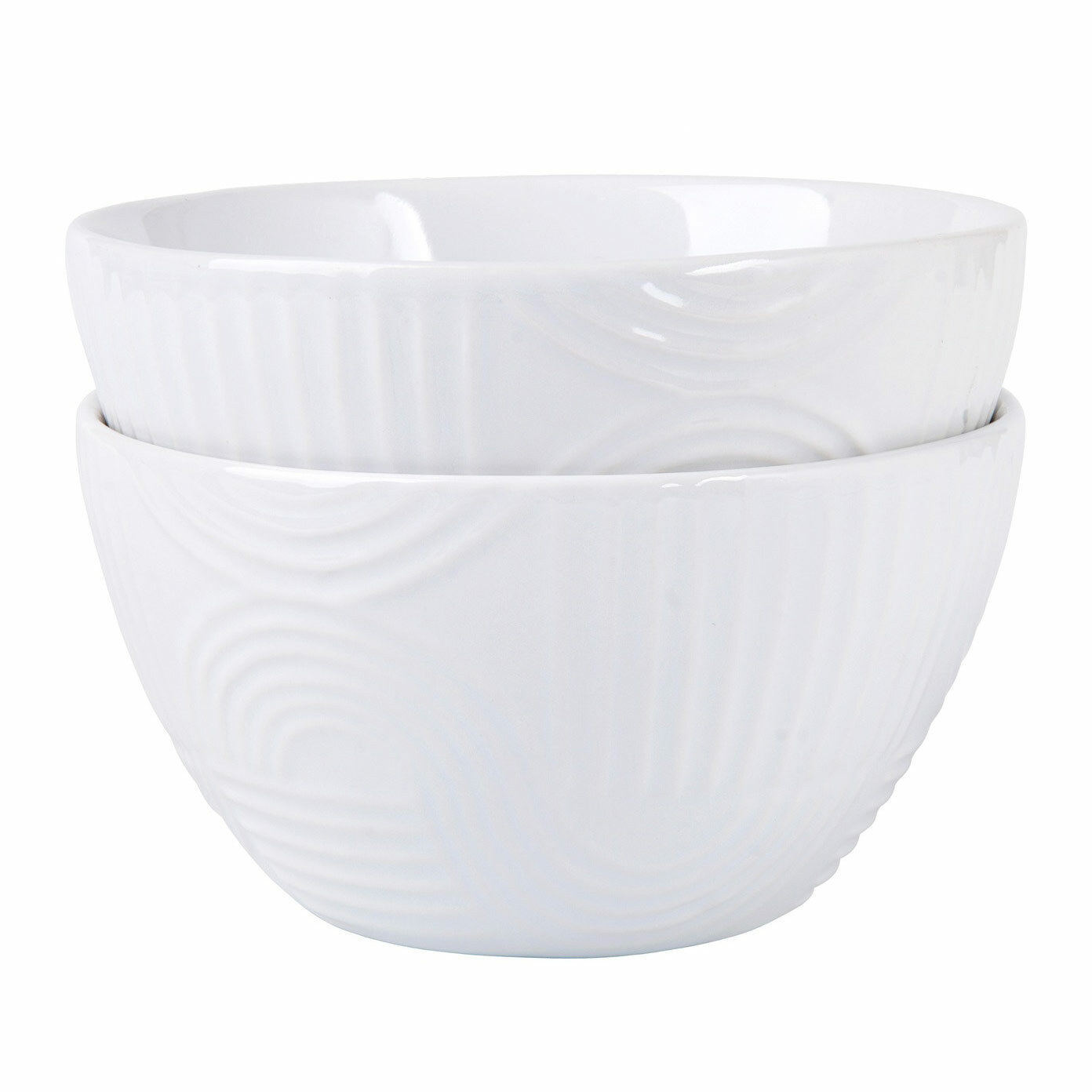 Maxwell & Williams Arc Round Bowl Set of 2 12cm White Gift Boxed 