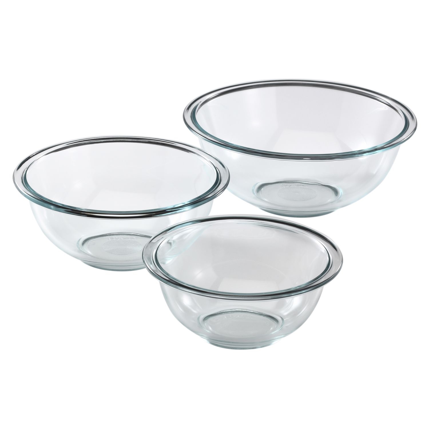 Pyrex Mixing Bowl Set of 3 (950ml, 1.4L, 2.4L)-1
