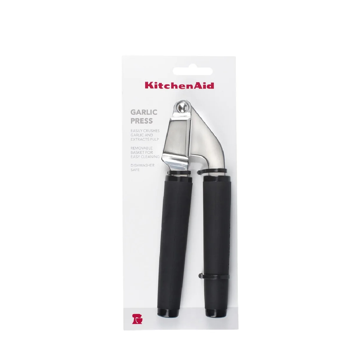 KitchenAid Soft Touch Garlic Press Black