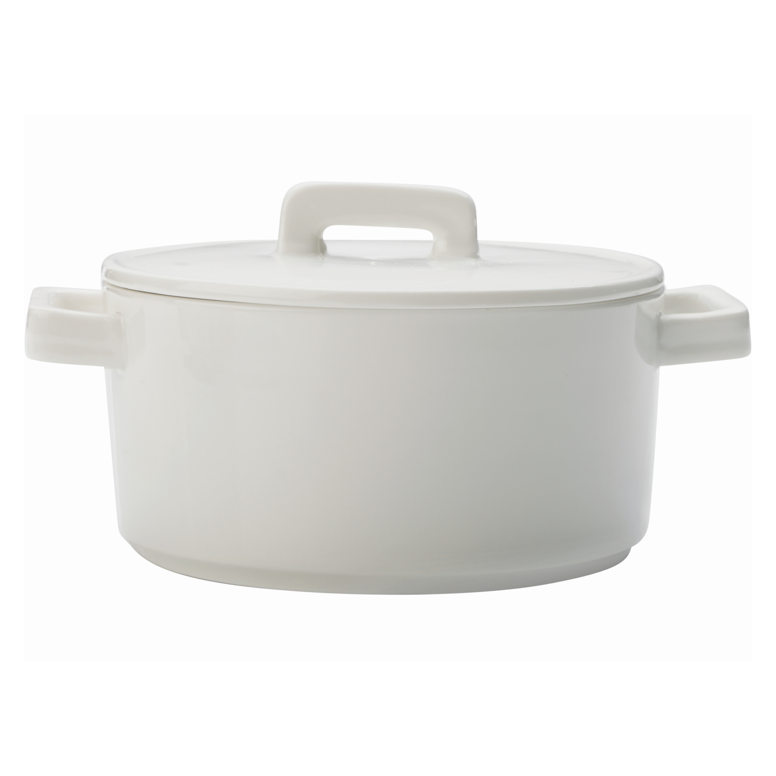 Maxwell Williams Epicurious Round Casserole 1.3L White Gift Boxed-2