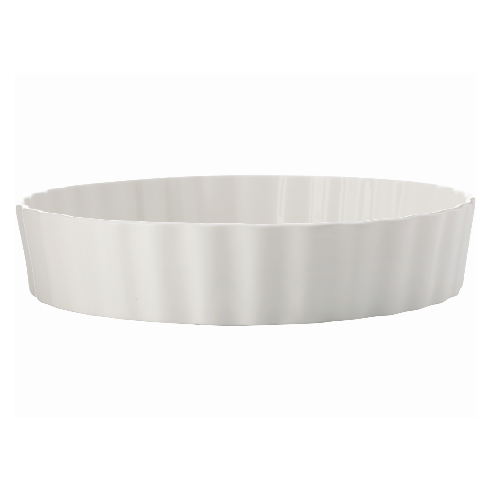 Maxwell Williams Epicurious Deep Quiche Dish 25x5cm White Gift Boxed-2
