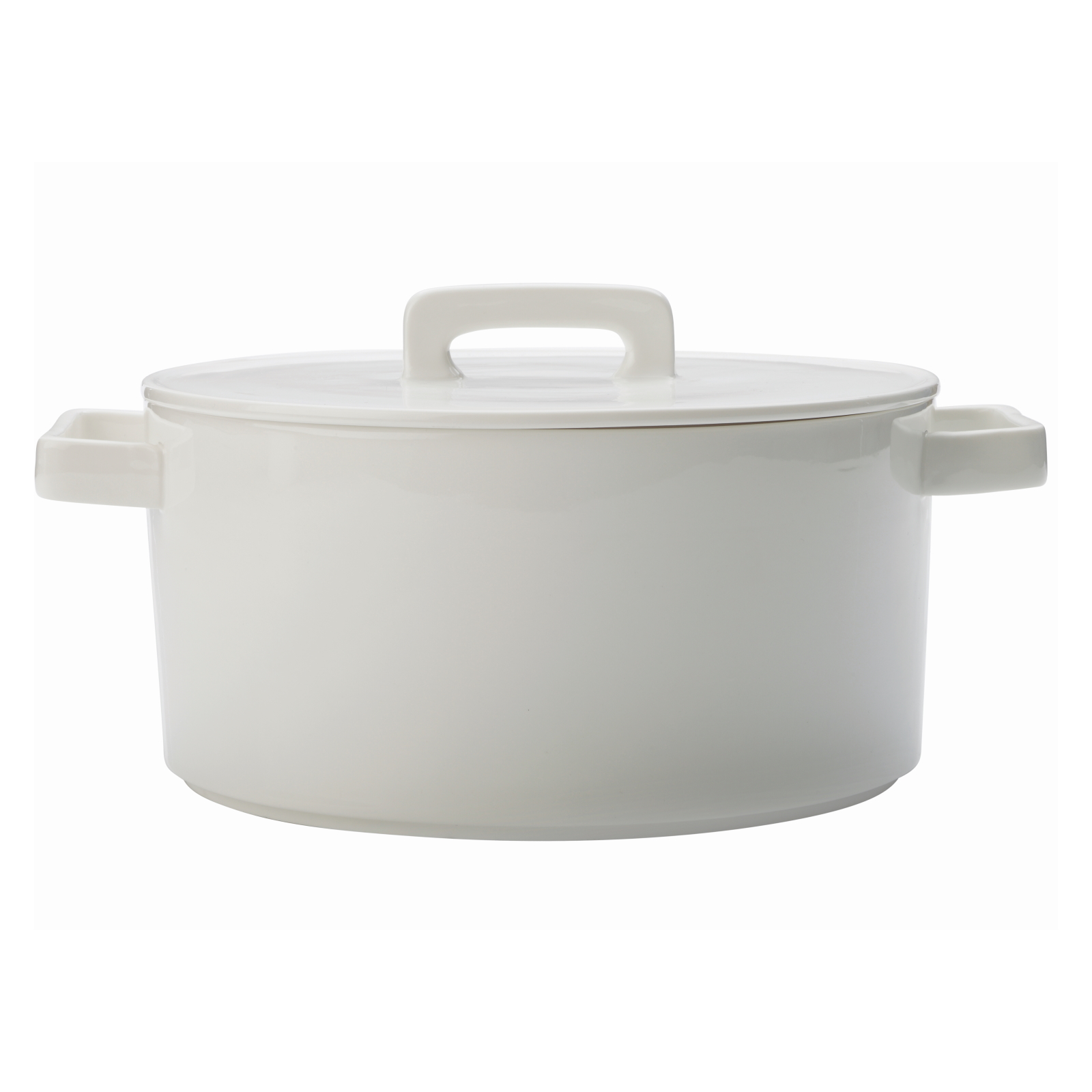 Maxwell Williams Epicurious Round Casserole 2.6L White Gift Boxed-4