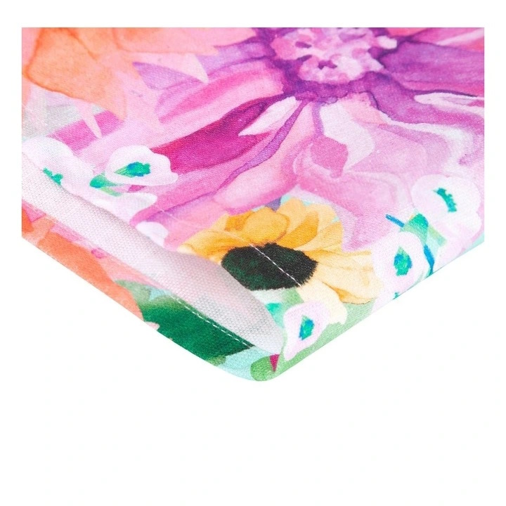 Maxwell & Williams Teas & Cs Dahlia Daze Cotton Napkin Set of 4 45x45cm Sky-3