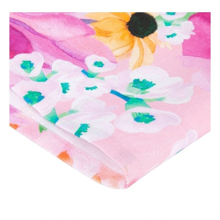 Maxwell & Williams Teas & Cs Dahlia Daze Cotton Napkin Set of 4 45x45cm Pink-3