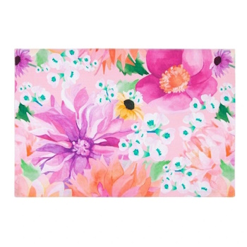 Maxwell & Williams Teas & Cs Dahlia Daze Cotton Placemat 45x30cm Pink