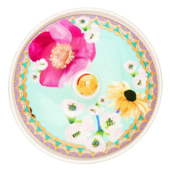 Maxwell & Williams Teas & Cs Dahlia Daze Sugar Bowl Sky Gift Boxed-4