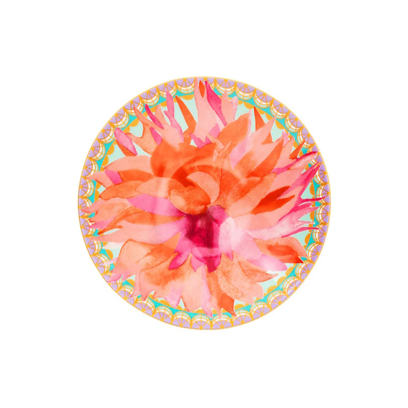 Maxwell & Williams Teas & Cs Dahlia Daze Dish 10cm Sky Gift Boxed-3