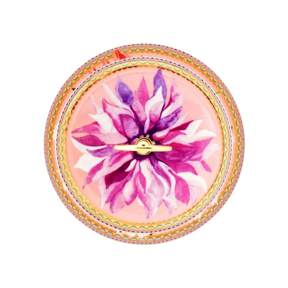 Maxwell & Williams Teas & Cs Dahlia Daze 2 Tiered Cake Stand Pink Gift Boxed-2