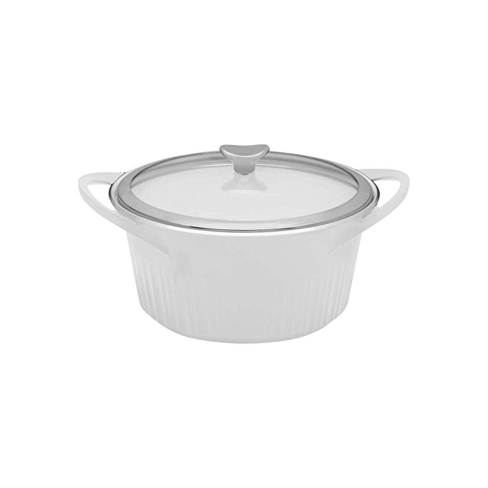 Corningware Cast Aluminium 5.2L Dutch Oven - White-4