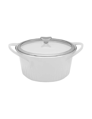 Corningware Cast Aluminium 3.3L Dutch Oven - White