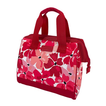 Sachi Style 34 Insulated Lunch Bag Red Poppies