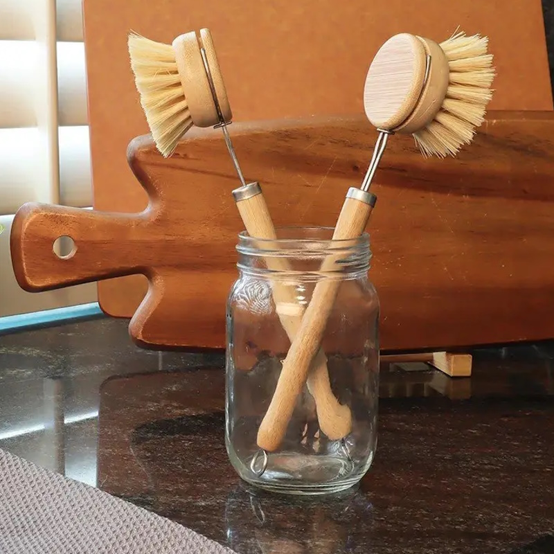 White Majic Eco Basics Plastic Free Dish Brush-4