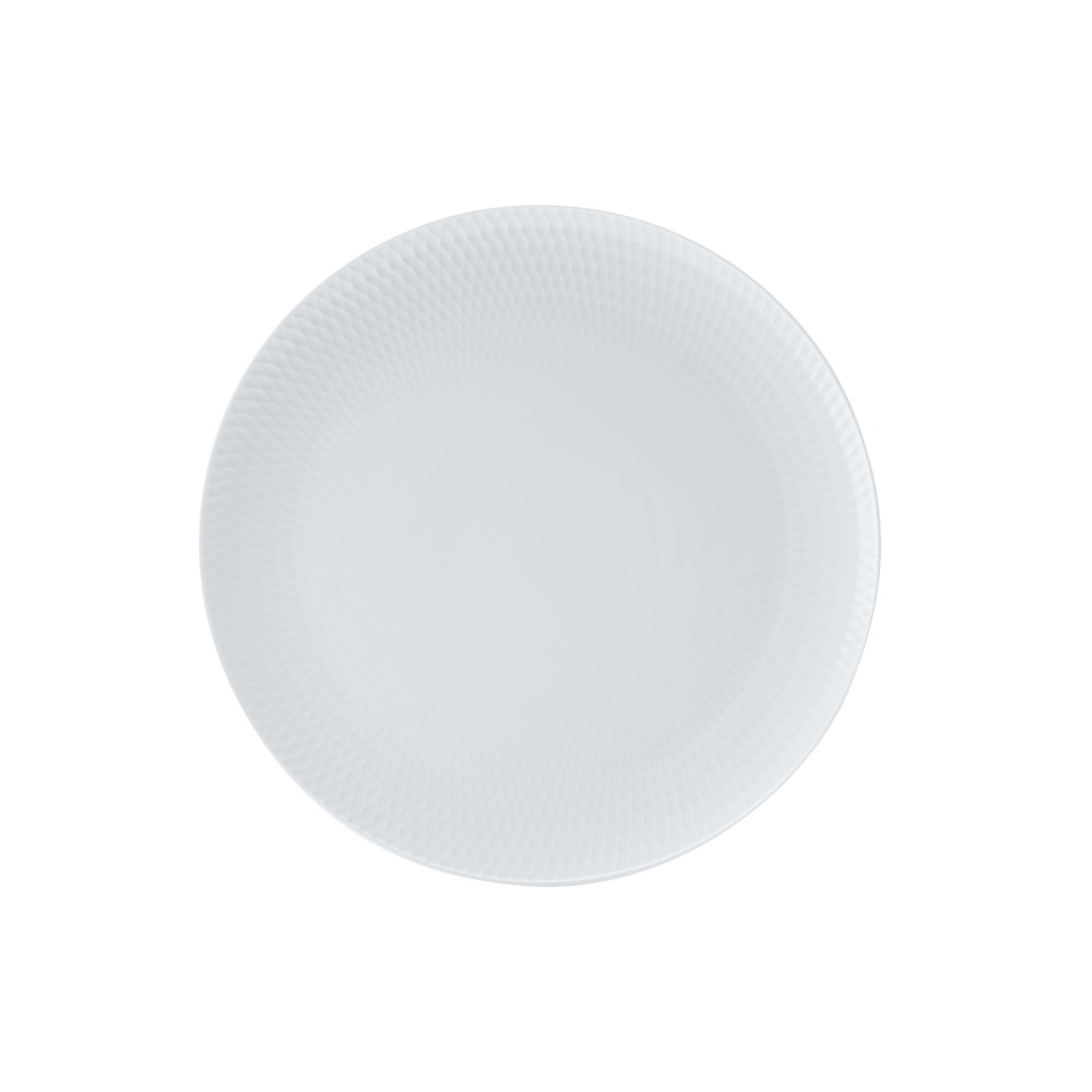 MW White Basics Diamonds Charger Plate 30cm