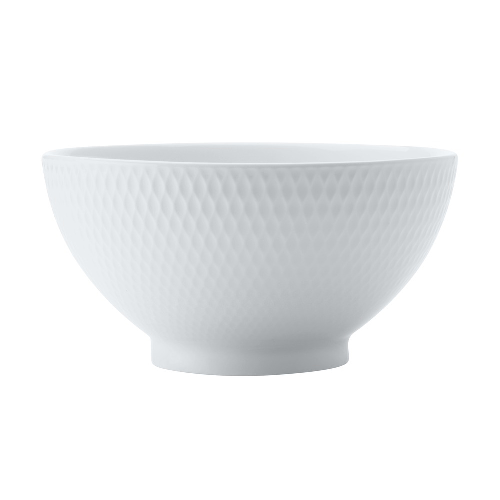 MW White Basics Diamonds Rice Bowl 15cm-3