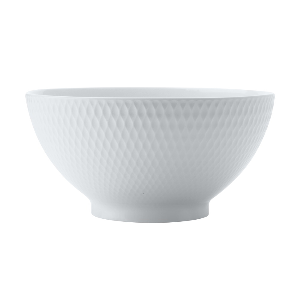 MW White Basics Diamonds Noodle Bowl 18cm