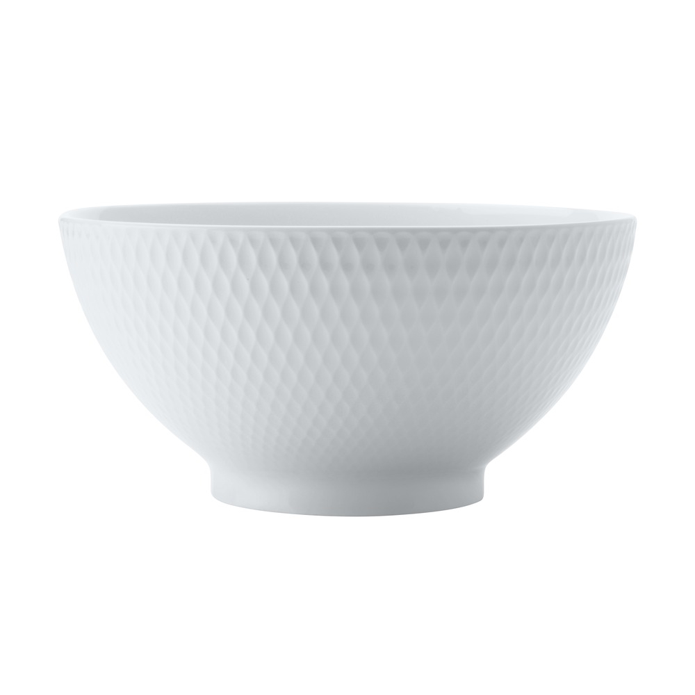 MW White Basics Diamonds Noodle Bowl 20cm