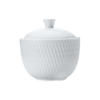 MW White Basics Diamonds Sugar Bowl Gift Boxed