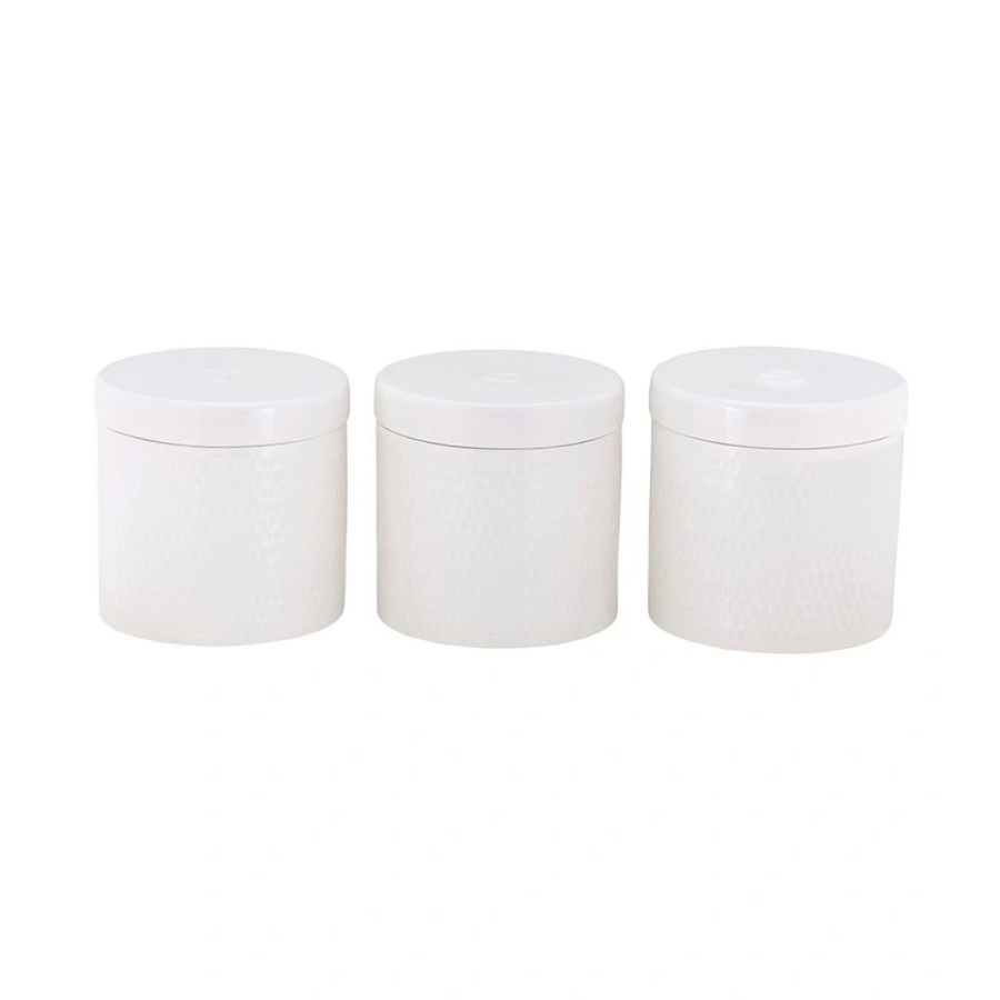 Maxwell & Williams White Basics Diamonds Canister 600ML Gift Boxed-1