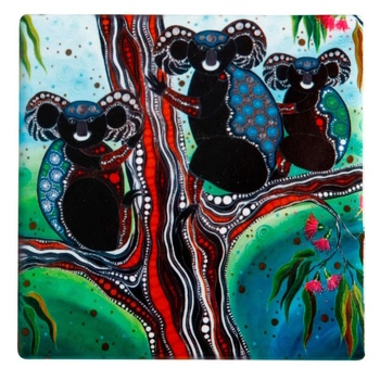 Maxwell Williams Melanie Hava Journeys Ceramic Coaster 10cm Koalas