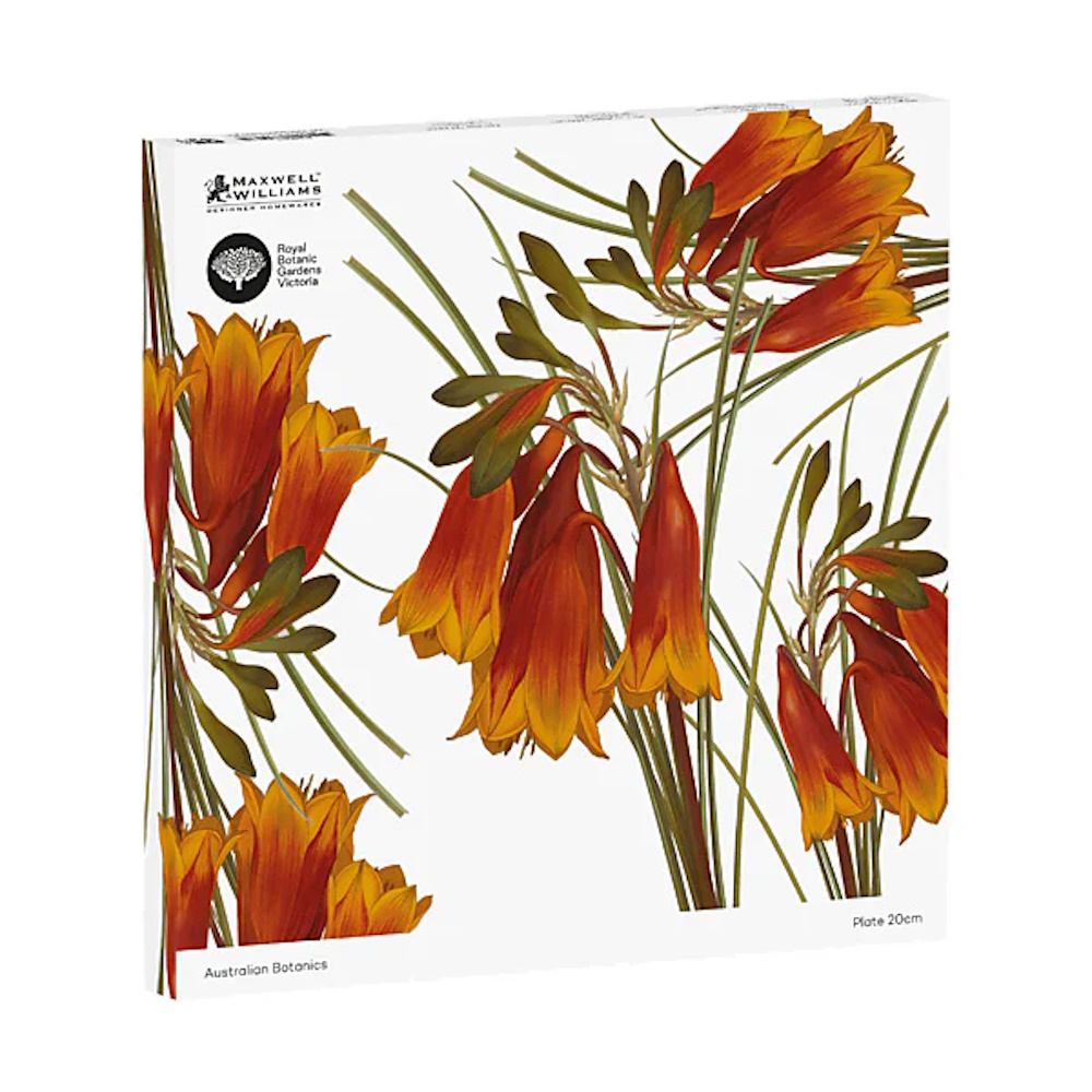 Maxwell Williams Royal Botanic Gardens Australian Botanics Plate 20cm Christmas Bells Gif-4