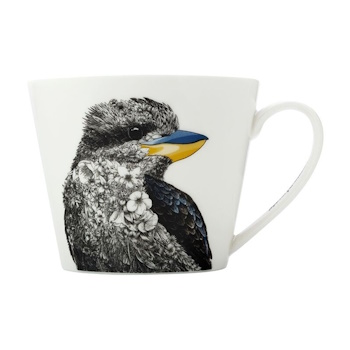 Maxwell Williams Marini Ferlazzo Birds Mug 450ML Sqt Kookaburra Gift Boxed