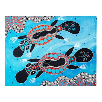 Maxwell Williams Melanie Hava Journeys Tea Towel 50x70cm Platypuses
