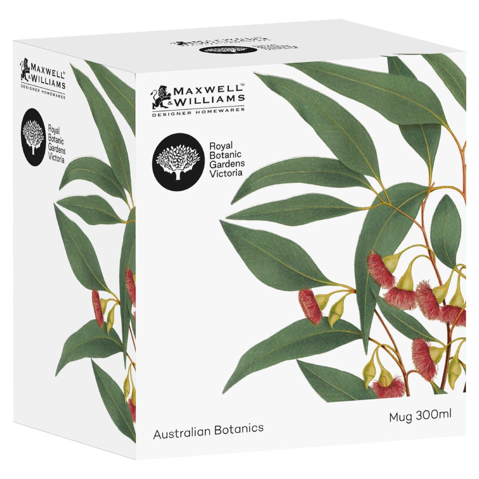 Maxwell Williams Royal Botanic Gardens Australian Botanics Mug Gum 300ML Gift Boxed-2