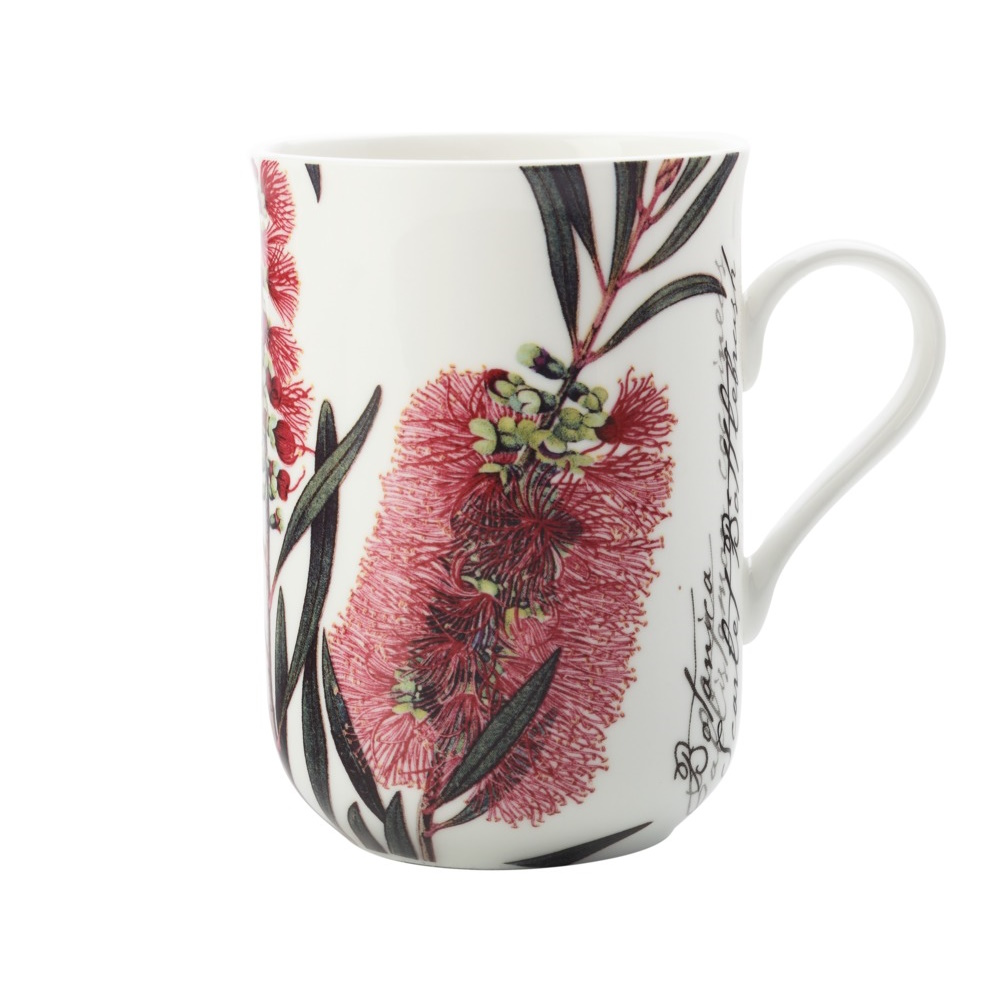 Maxwell Williams Royal Botanic Gardens Australian Botanics Mug Bottlebrush 300ML Gift Box-4