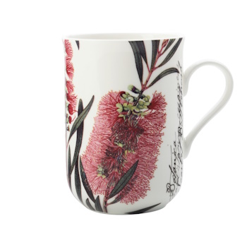 Maxwell Williams Royal Botanic Gardens Australian Botanics Mug Bottlebrush 300ML Gift Box