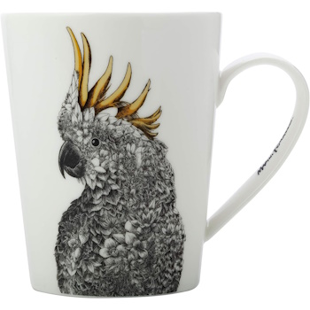 Maxwell Williams Marini Ferlazzo Birds Mug 450ML Tall Cockatoo Gift Boxed