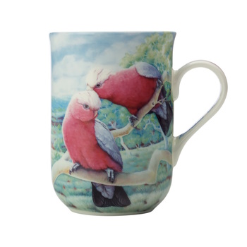 Maxwell Williams Birds of Australia KC 10yr Anniversary Mug 300ML Galah Gift Boxed