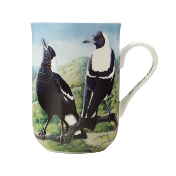 Maxwell Williams Birds of Australia KC 10yr Anniversary Mug 300ML Magpie Gift Boxed