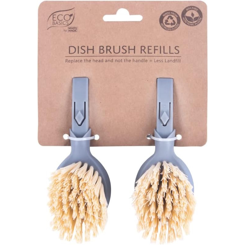 White Majic Eco Basics Plastic Free Dish Brush Refill-1