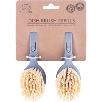 White Majic Eco Basics Plastic Free Dish Brush Refill