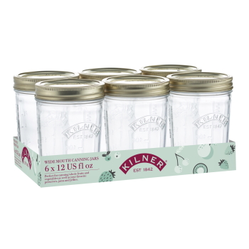 Kilner Wide Mouth Preserve Set/6 350ml