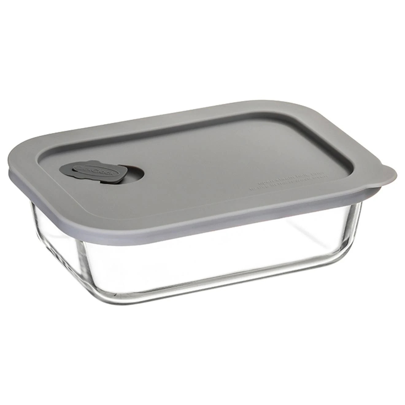 ClickClack Cook+ Rectangular-600ML-Grey-1