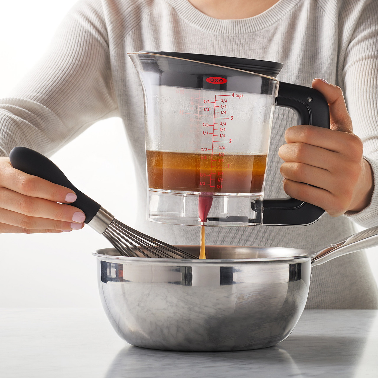 Oxo Good Grips – Gravy Fat Separator 4Cup/1Litre-4