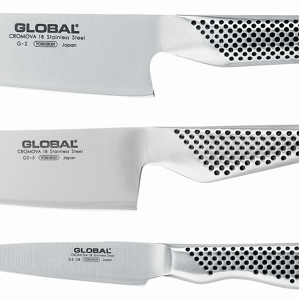 Global 3 Piece Knife Set - Cook