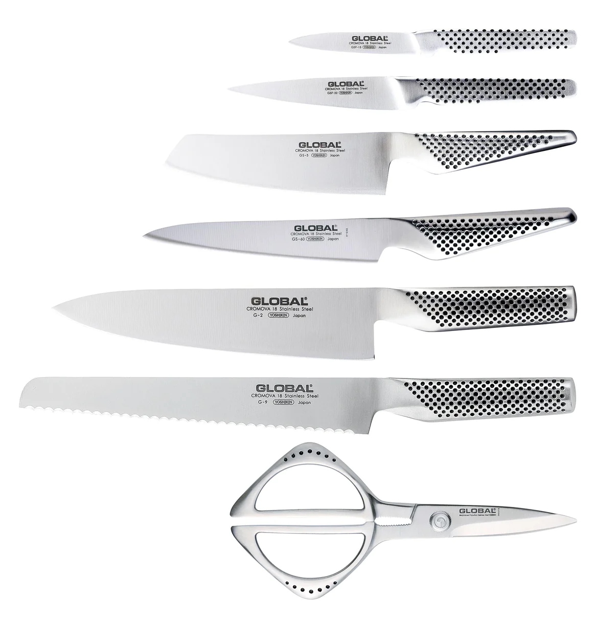 Global Takashi 8 Piece Knife Block Set-2